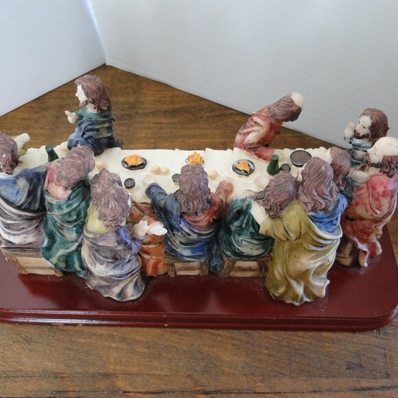 The Last Supper Detailed Hand Painted Resin - Picture 8 of 8
